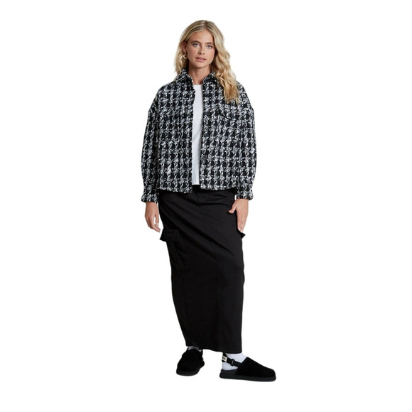 Native Youth Melia Women’s XS Cropped Blazer Jacket Quiet Luxury Office Holiday - Picture 5 of 7